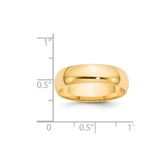Rings Goldia Solid 14K Yellow Gold 6mm Light Weight Comfort Fit MensWomens Wedding Band Ring Size 4 Rings Goldia Solid 14K Yellow Gold 6mm Light Weight Comfort Fit MensWomens Wedding Band Ring Size 4