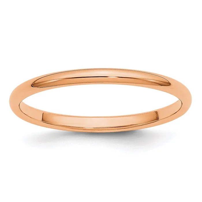 Rings Goldia Solid 14K Yellow Gold Rose Gold 2mm Half Round MensWomens Wedding Band Ring Size 12 Rings Goldia Solid 14K Yellow Gold Rose Gold 2mm Half Round MensWomens Wedding Band Ring Size 12