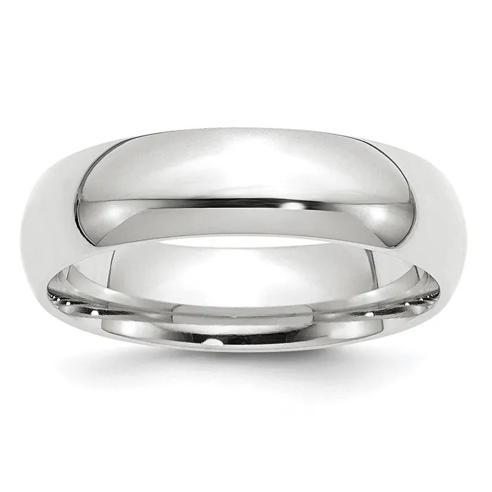 Rings Goldia Solid 18K White Gold 6mm Standard Comfort Fit MensWomens Wedding Band Ring Size 135 Rings Goldia Solid 18K White Gold 6mm Standard Comfort Fit MensWomens Wedding Band Ring Size 135