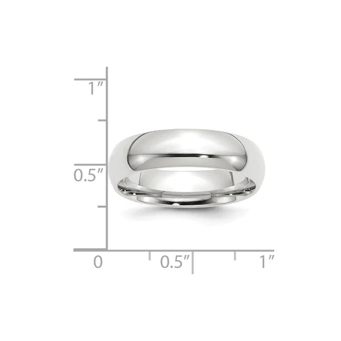 Rings Goldia Solid 18K White Gold 6mm Standard Comfort Fit MensWomens Wedding Band Ring Size 135 Rings Goldia Solid 18K White Gold 6mm Standard Comfort Fit MensWomens Wedding Band Ring Size 135