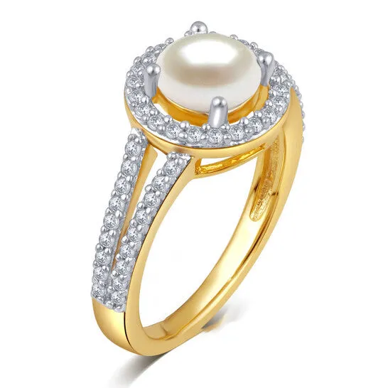 Rings JMS always Original DiamondMuse Created Pearl Sapphire Gemstone Birthstone Sterling Silver Ring for Women Rings JMS always Original DiamondMuse Created Pearl Sapphire Gemstone Birthstone Sterling Silver Ring for Women