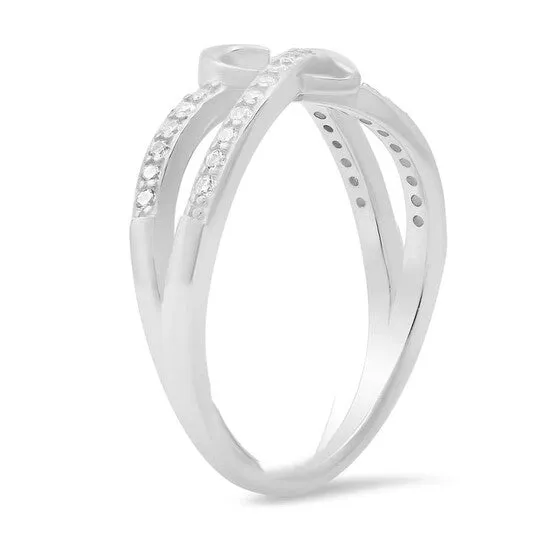 Rings JMS always Original Kylie Harper Sterling Silver Heart CZ Ring Rings JMS always Original Kylie Harper Sterling Silver Heart CZ Ring
