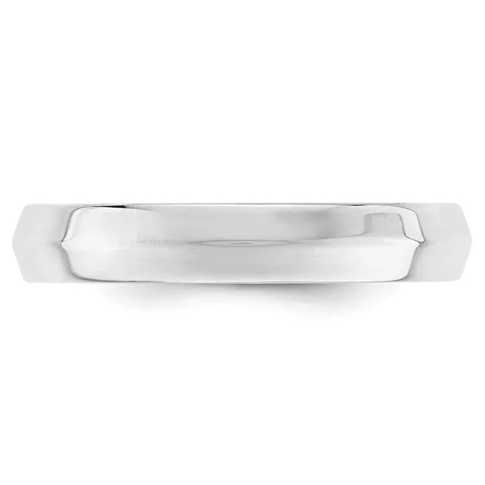 Rings Solid 14K White Gold 4mm Knife Edge Comfort Fit MensWomens Wedding Band Ring Size 45 Goldia Rings Solid 14K White Gold 4mm Knife Edge Comfort Fit MensWomens Wedding Band Ring Size 45 Goldia