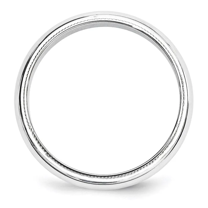 Solid 10K Yellow Gold White Gold 5mm Milgrain MensWomens Wedding Band Ring Size 45 Goldia Rings Solid 10K Yellow Gold White Gold 5mm Milgrain MensWomens Wedding Band Ring Size 45 Goldia Rings