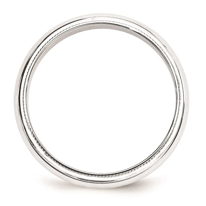 Solid 10K Yellow Gold White Gold 5mm Milgrain MensWomens Wedding Band Ring Size 45 Goldia Rings Solid 10K Yellow Gold White Gold 5mm Milgrain MensWomens Wedding Band Ring Size 45 Goldia Rings