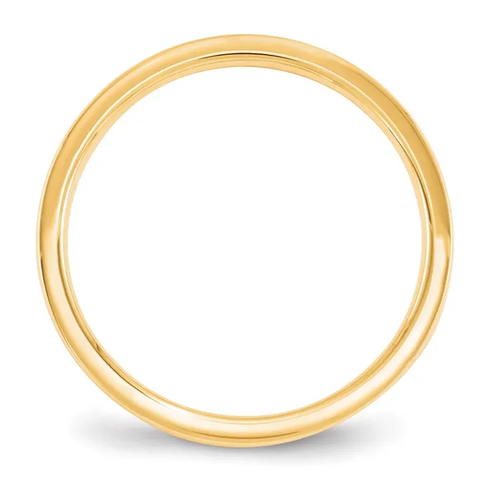 Solid 14K Yellow Gold 25mm Standard Flat Comfort Fit MensWomens Wedding Band Ring Size 105 Goldia Rings Solid 14K Yellow Gold 25mm Standard Flat Comfort Fit MensWomens Wedding Band Ring Size 105 Goldia Rings