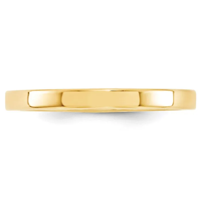 Solid 14K Yellow Gold 25mm Standard Flat Comfort Fit MensWomens Wedding Band Ring Size 105 Goldia Rings Solid 14K Yellow Gold 25mm Standard Flat Comfort Fit MensWomens Wedding Band Ring Size 105 Goldia Rings