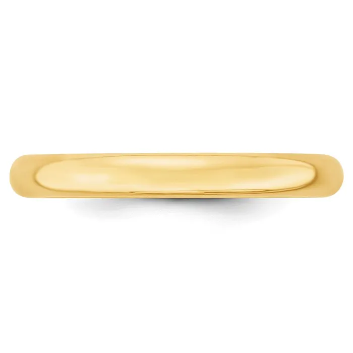 Solid 14K Yellow Gold 3mm Light Weight Comfort Fit MensWomens Wedding Band Ring Size 10 Goldia Rings Solid 14K Yellow Gold 3mm Light Weight Comfort Fit MensWomens Wedding Band Ring Size 10 Goldia Rings