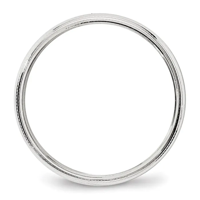Solid 14K Yellow Gold White Gold 4mm Milgrain MensWomens Wedding Band Ring Size 6 Goldia Rings Solid 14K Yellow Gold White Gold 4mm Milgrain MensWomens Wedding Band Ring Size 6 Goldia Rings