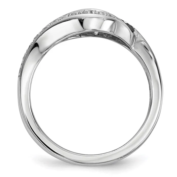 Sterling Silver Blue Diamond Fancy Marquise Ring Goldia Rings