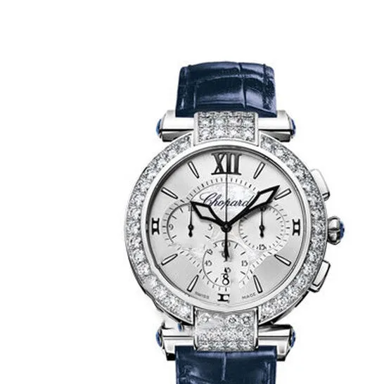 Watches JMS always Original Chopard Imperiale Chronograph Diamond Mother of Pearl Dial 18 kt White Gold Ladies Watch 3842111001 Watches JMS always Original Chopard Imperiale Chronograph Diamond Mother of Pearl Dial 18 kt White Gold Ladies Watch 3842111001