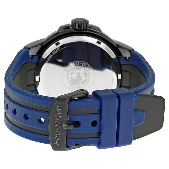 Watches JMS always Original Citizen Eco Drive Black Dial Blue Rubber Mens Watch BN009702H Watches JMS always Original Citizen Eco Drive Black Dial Blue Rubber Mens Watch BN009702H