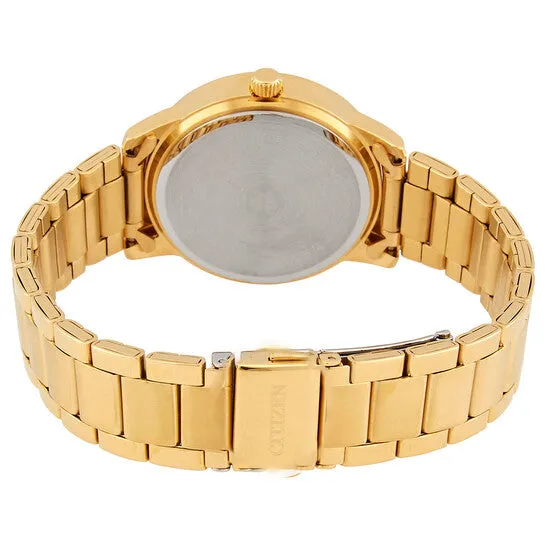Watches JMS always Original Citizen Quartz Crystal Gold Dial Ladies Watch EL309286P Watches JMS always Original Citizen Quartz Crystal Gold Dial Ladies Watch EL309286P