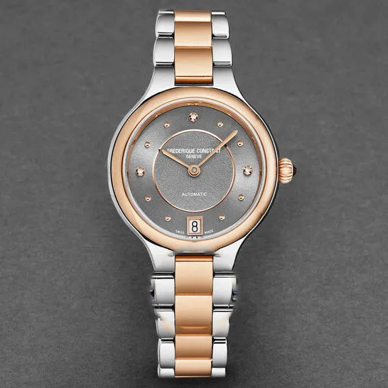 Watches JMS always Original Frederique Constant Delight Automatic Diamond Grey Dial Ladies Watch FC306LBRD3ER2B Watches JMS always Original Frederique Constant Delight Automatic Diamond Grey Dial Ladies Watch FC306LBRD3ER2B