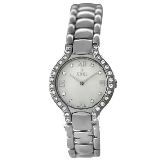 Watches JMS always Original Preowned Ebel Beluga Quartz Diamond White Dial Ladies Watch E915742820 Watches JMS always Original Preowned Ebel Beluga Quartz Diamond White Dial Ladies Watch E915742820