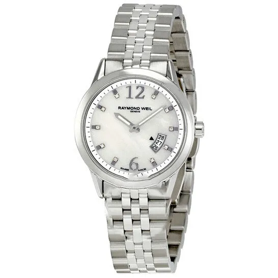 Watches JMS always Original Raymond Weil Freelancer Mother bof Pearl Dial Ladies Watch 5670ST05985 Watches JMS always Original Raymond Weil Freelancer Mother bof Pearl Dial Ladies Watch 5670ST05985