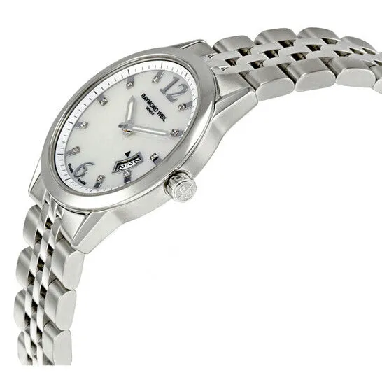 Watches JMS always Original Raymond Weil Freelancer Mother bof Pearl Dial Ladies Watch 5670ST05985 Watches JMS always Original Raymond Weil Freelancer Mother bof Pearl Dial Ladies Watch 5670ST05985