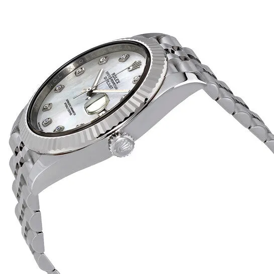 Watches JMS always Original Rolex Oyster Perpetual Datejust White Mother Of Pearl Diamond Dial Mens Watch 126334MDJ Watches JMS always Original Rolex Oyster Perpetual Datejust White Mother Of Pearl Diamond Dial Mens Watch 126334MDJ