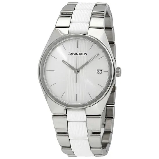 Watches Original Calvin Klein Contra Quartz Silver Dial Ladies Watch K9E211K6 JMS always Watches Original Calvin Klein Contra Quartz Silver Dial Ladies Watch K9E211K6 JMS always