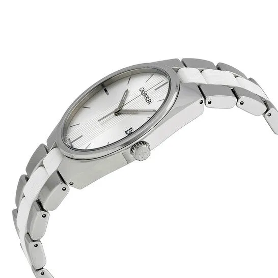 Watches Original Calvin Klein Contra Quartz Silver Dial Ladies Watch K9E211K6 JMS always Watches Original Calvin Klein Contra Quartz Silver Dial Ladies Watch K9E211K6 JMS always