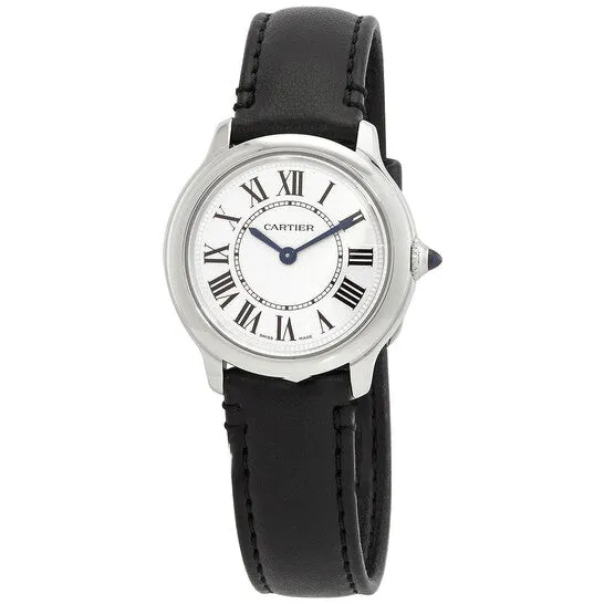 Watches Original Cartier Ronde Must De Cartier Quartz Silver Dial Ladies Watch WSRN0030 JMS always