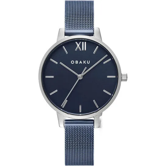 Watches Original Obaku Liv Arctic Quartz Blue Dial Ladies Watch V209LXCLML JMS always Watches Original Obaku Liv Arctic Quartz Blue Dial Ladies Watch V209LXCLML JMS always