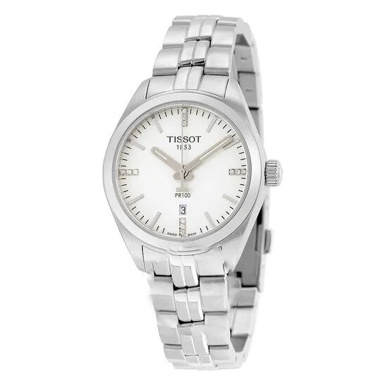 Watches Original Tissot PR 100 TClassic Silver Dial Ladies Watch T1012101103600 JMS always Watches Original Tissot PR 100 TClassic Silver Dial Ladies Watch T1012101103600 JMS always